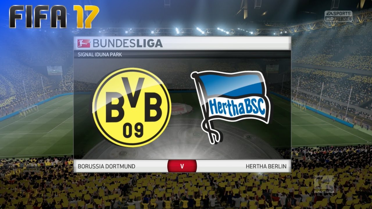 FIFA 17 - Borussia Dortmund vs. Hertha BSC @ Signal Iduna Park