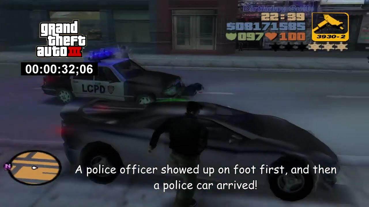 GTA Experiment: Police Response Time in all GTA Games | Part 1