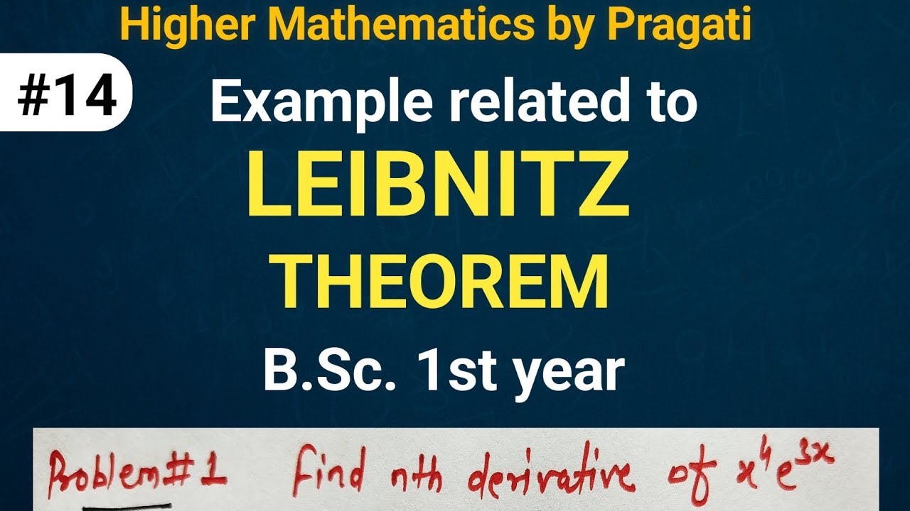 Leibnitz theorem Example #1 | successive differentiation #14 | B. Sc. 1st year | Minor-1 