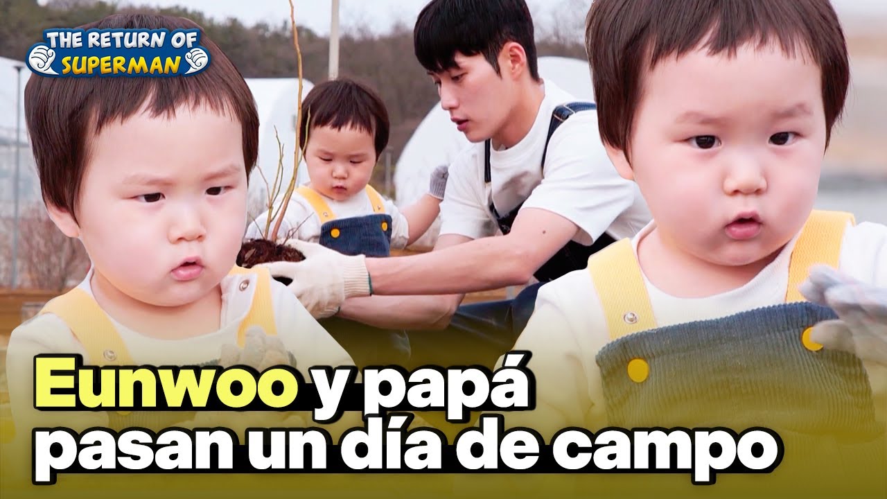 [ESP SUB] Eunwoo💙 Disfrutando un día de campo con papá 👨‍🌾🌼🧺 | The Return of Superman | KBS 23.03.31