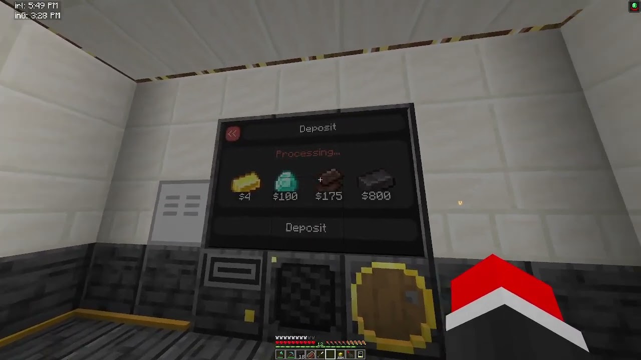 Minecraft computer craft bank concept