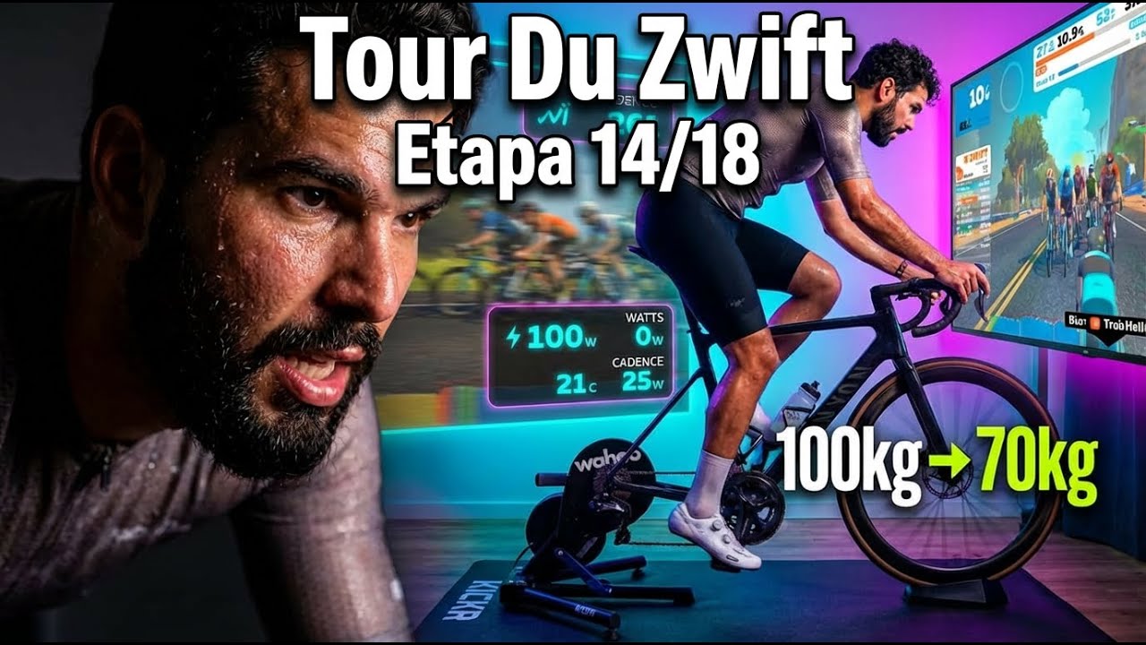 Tour de Zwift – Etapa 14/18 🔥 AGUENTO ATÉ O FIM? (LIVE)
