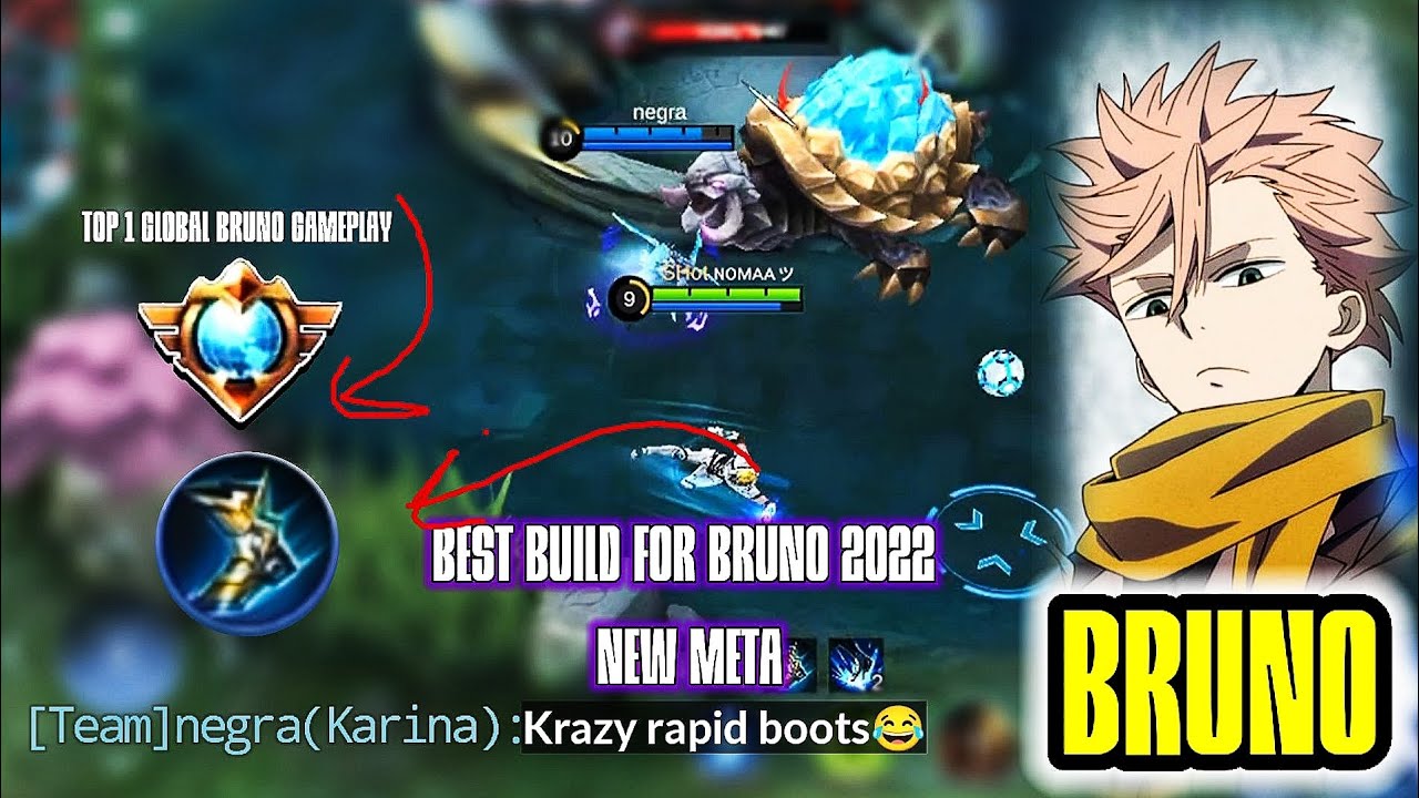 BEST BUILD FOR BRUNO 2022 | Mobile Legends: Bang Bang (must try) | Wevierml