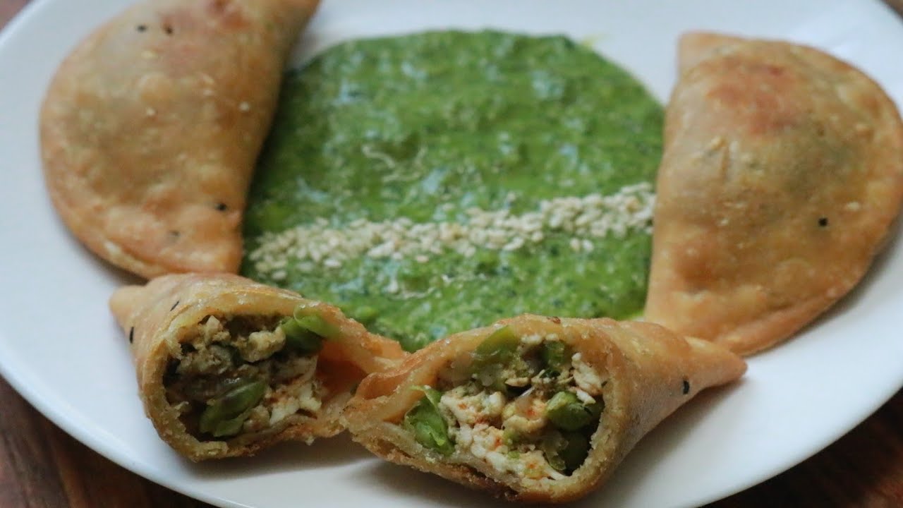 गेहूं के आटे का लाजवाब नाश्ता साथ में दही वाली चटनी whole wheat snack with yoghurt chutney