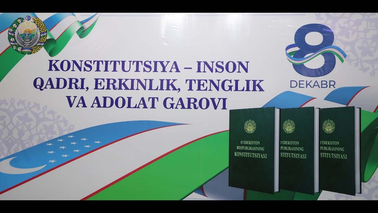 8 dekabr – O'zbekiston Respublikasi Konstitutsiyasi qabul qilingan kun