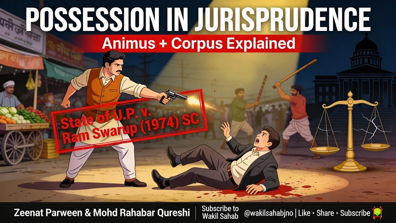 Possession in Jurisprudence Explained | Meaning, Types, Animus & Corpus | LL.B