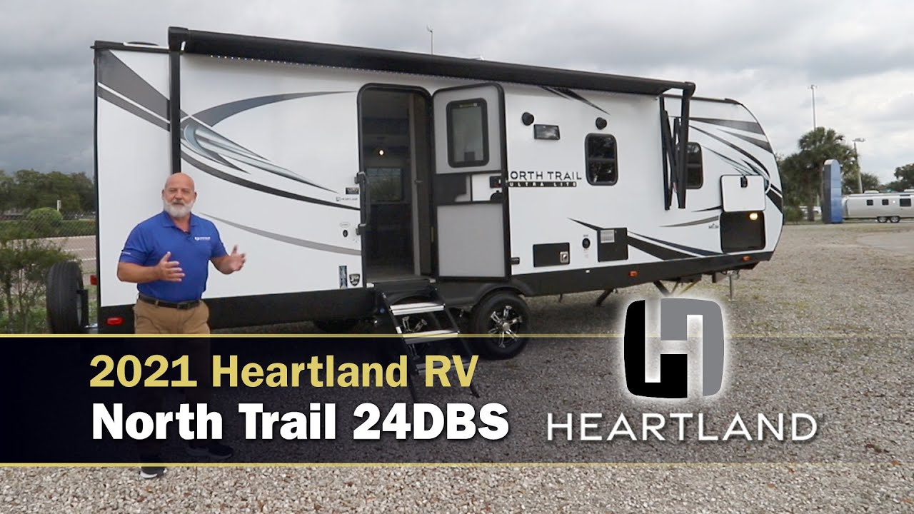 Heartland RV 2021 North Trail Ultra Lite Caliber travel trailer.