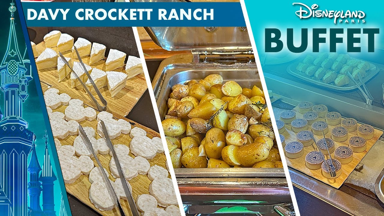 🍴 Davy Crockett Ranch buffet at Crockett's Tavern Restaurant in Disneyland Paris 2025