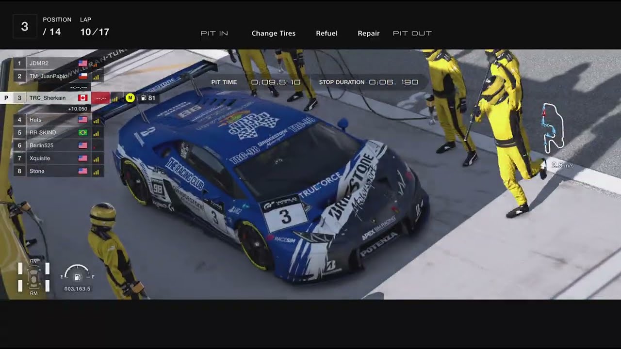 GT7 manufacturer cup watkins glen