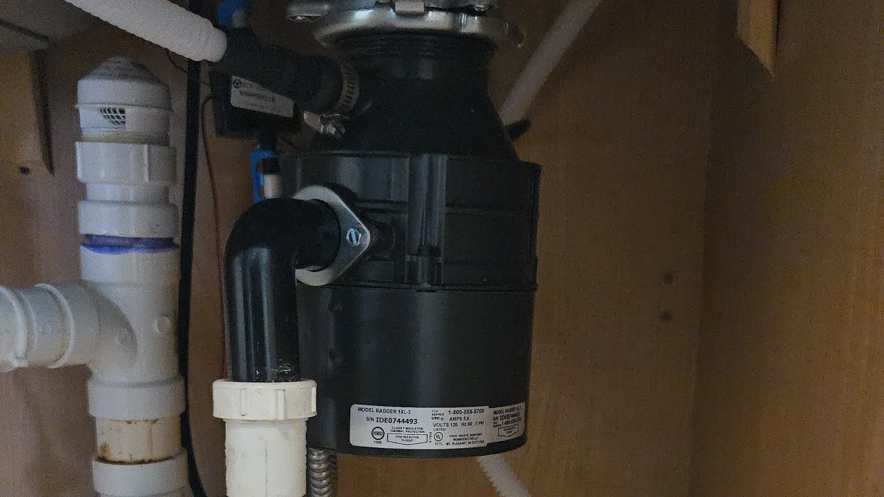 Installing a garbage disposal 