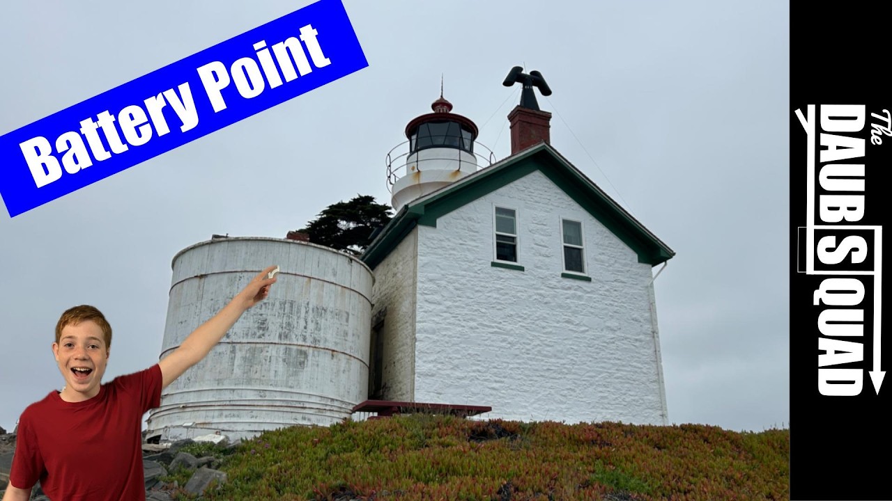 Battery Point Lighthouse & Wilson Beach Adventure | Crescent City, California - With the DaubSquad