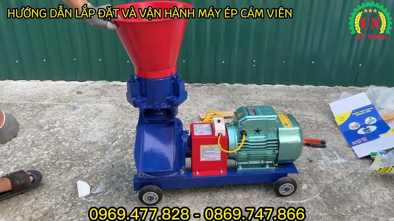 Hướng dẫn lắp ráp và sử dụng máy ép cám viên S160-3L