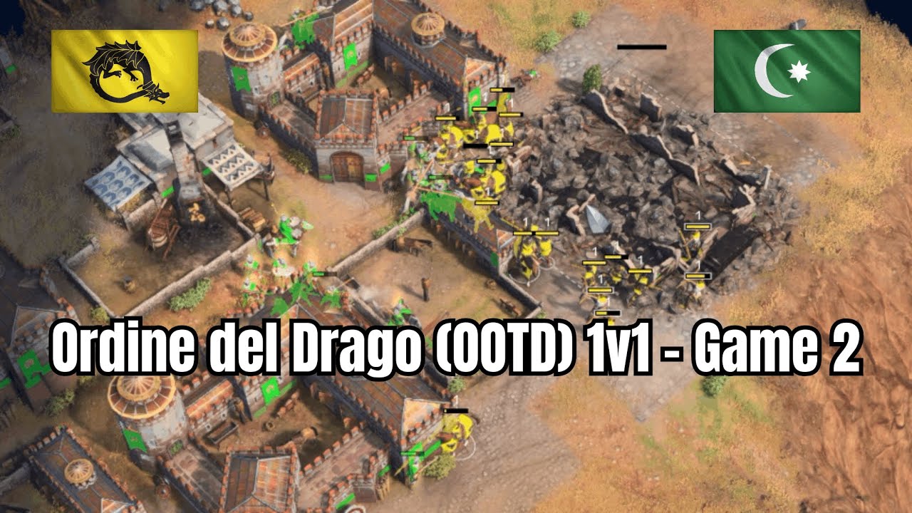 Ordine del Drago (OOTD) 1v1 - Game 2 – Age of Empires 4 Gameplay
