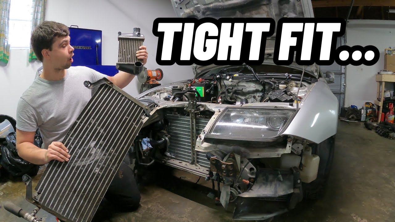 Na-TT 300zx Conversion Using Na AC Lines + Intercooler/Piping Install