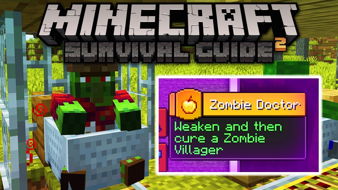 Как вылечить зомби-жителей! ▫ Руководство по выживанию в Minecraft (обучение 1.18, давай поиграем...