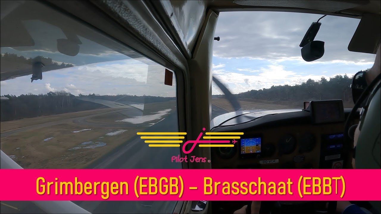 Grimbergen (EBGB) - Brasschaat (EBBT) full flight with ATC audio