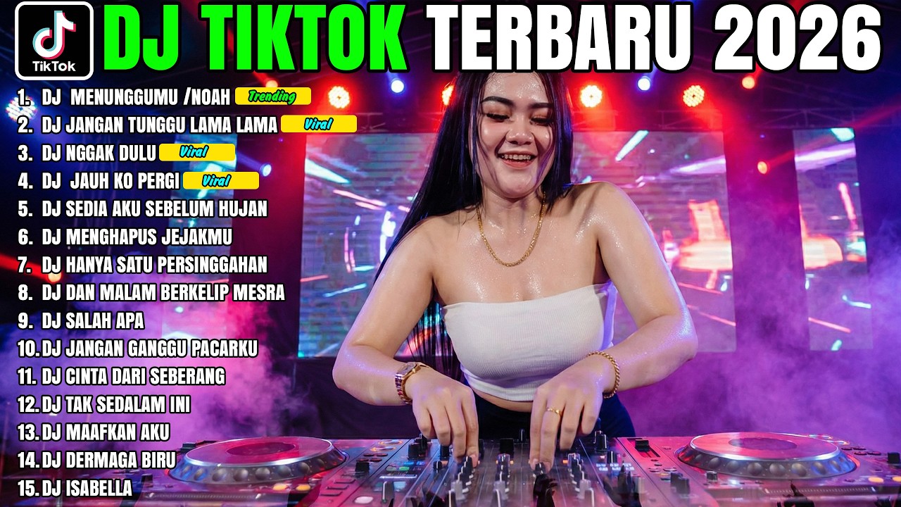 DJ REMIX TIKTOK TERBARU 2026 🔥 DJ MENUNGGUMU – NOAH 🎶 SLOW BASS FULL VIRAL BIKIN MERINDING!
