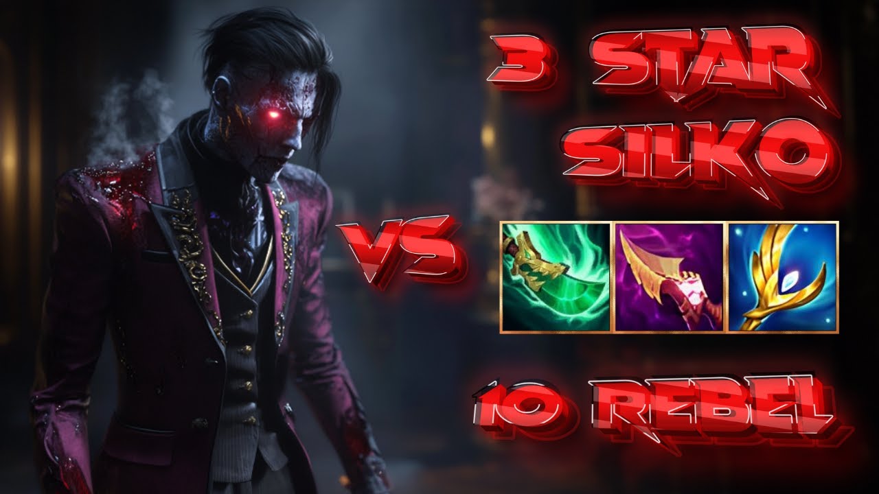 3 Star Silko vs 10 Rebel | 6 Dominator | TFT Into the Arcane | Teamfight Tactics