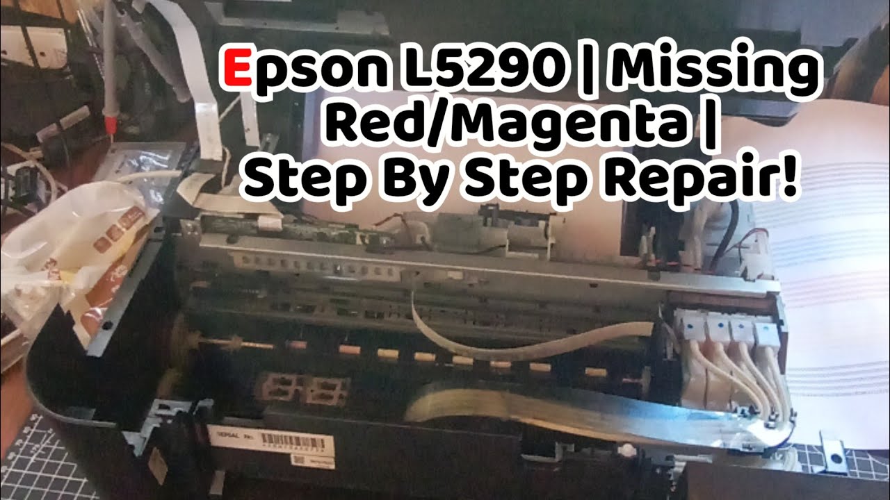 Epson L5290 | Missing Red/Magenta | Step By Step Repair!