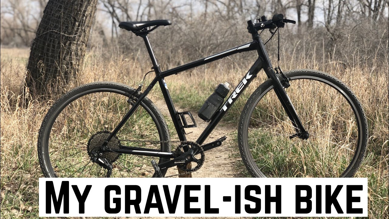 I take my Trek FX on some local singletrack