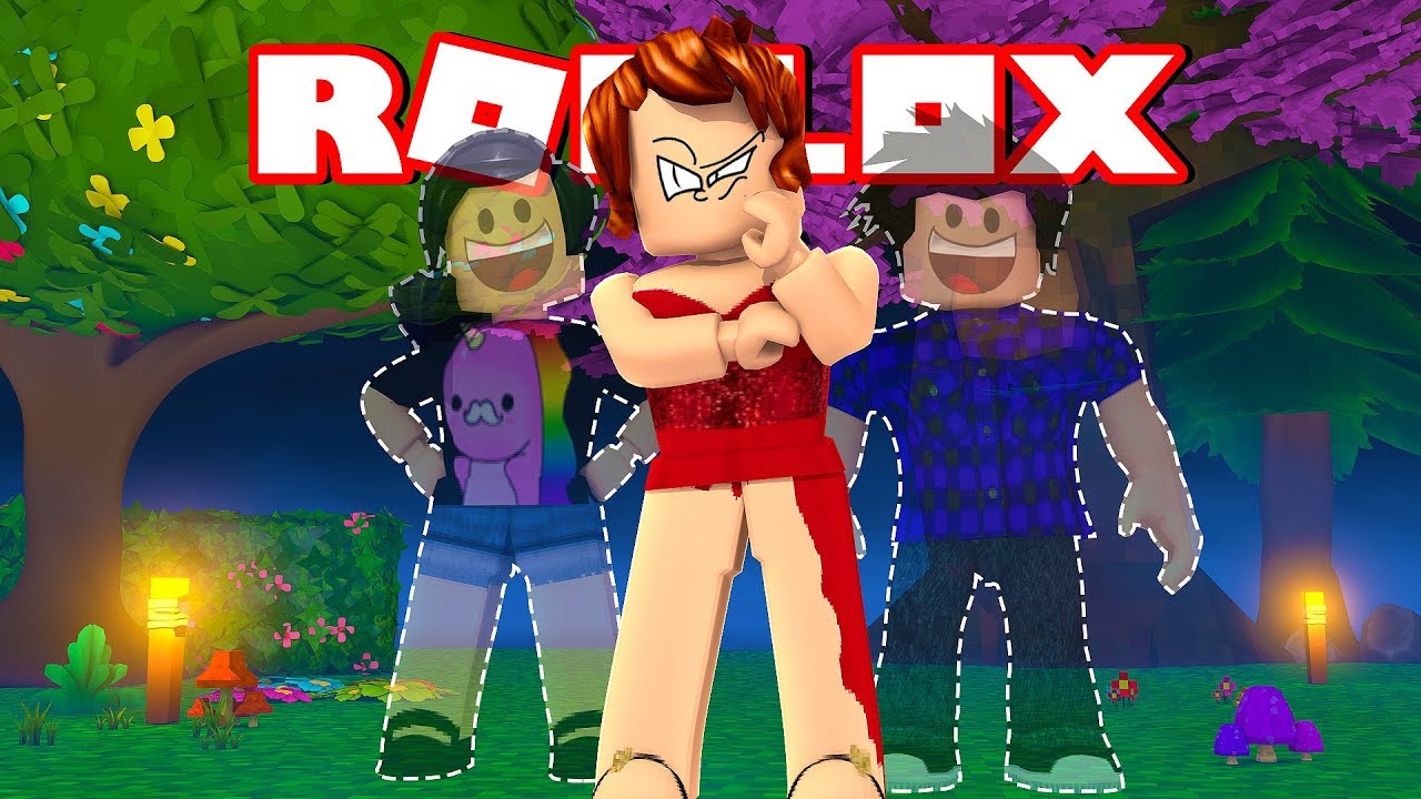 NÓS SOMOS INVISÍVEIS! - Roblox (Survive The Red Dress Girl)