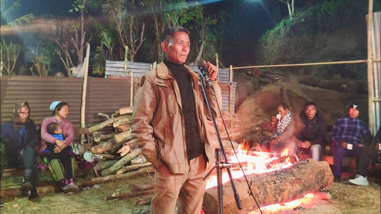 #Motivational short speech by Pu Lamjohn (Gangte Veteran Singer) at Santing (L) Vangkhuo.🙏