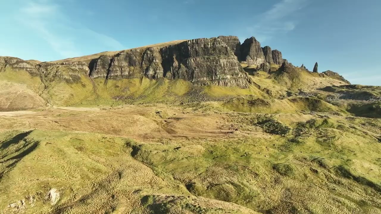 Old Man Of Storr Skye Drone Footage