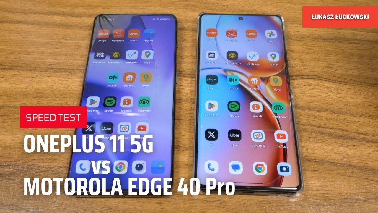 MOTOROLA EDGE 40 Pro vs ONEPLUS 11 5G SPEED TEST Snapdragon 8 Gen 2