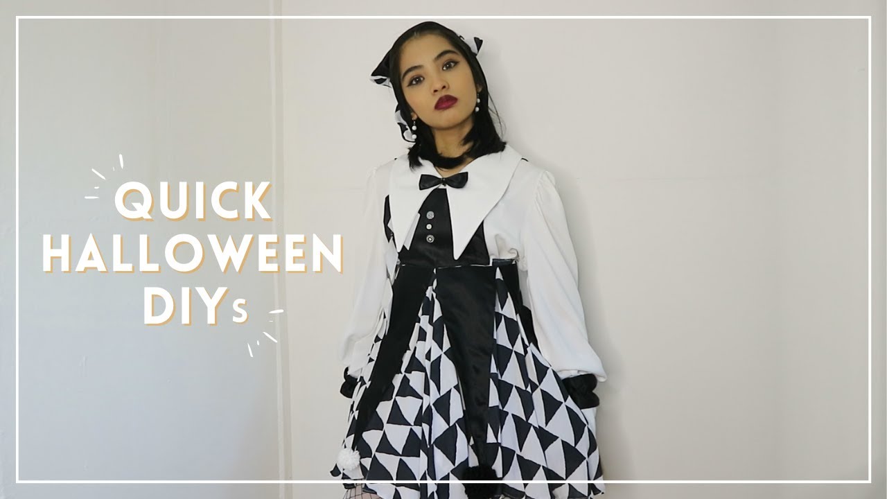 DIY | a very brief jester costume (+ witch hat) tutorial