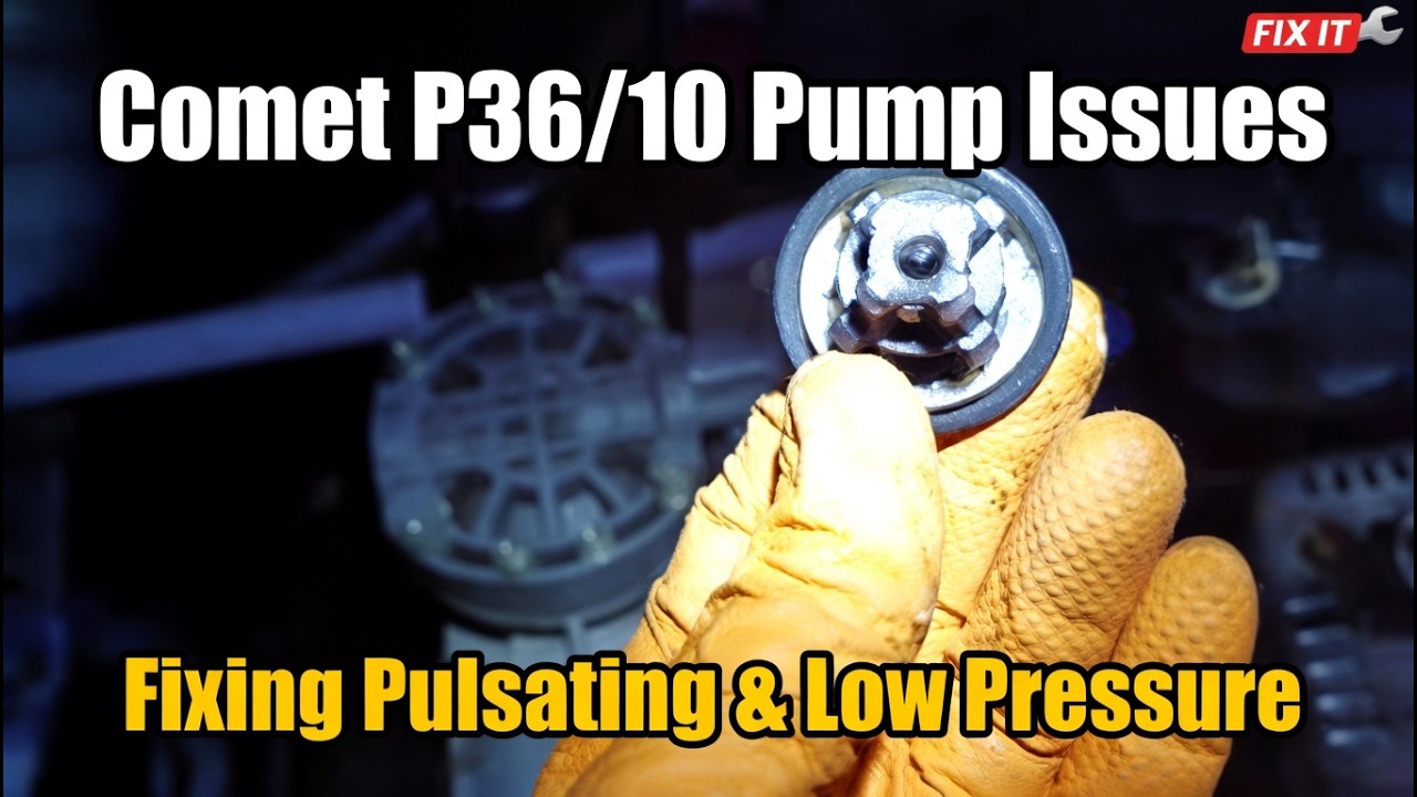 Comet p36/10 triplex diaphragm pump