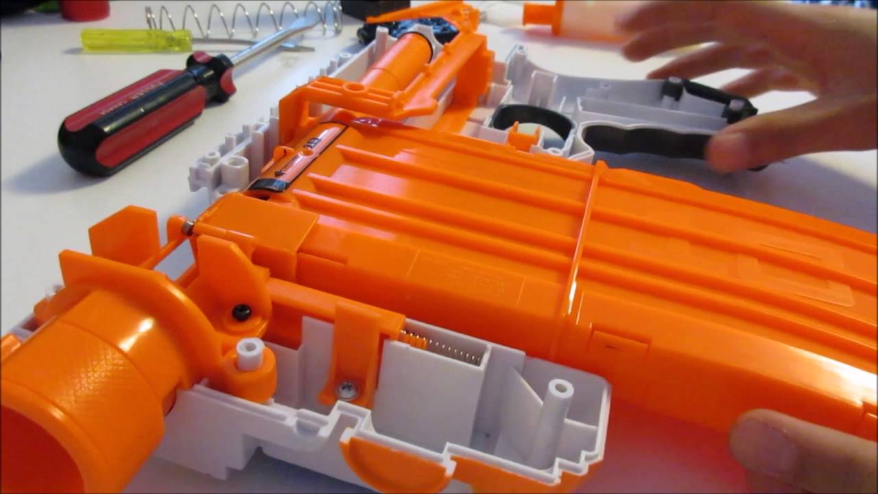[MODIFICATION GUIDE] Nerf Elite Retaliator AR removal