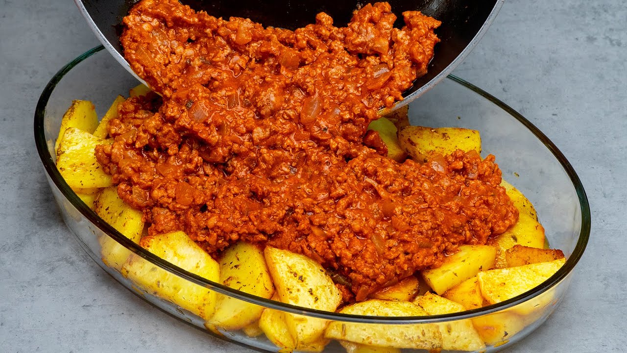 Můj pokrm s bramborami a mletým masem všem chutnal! Super chutné!