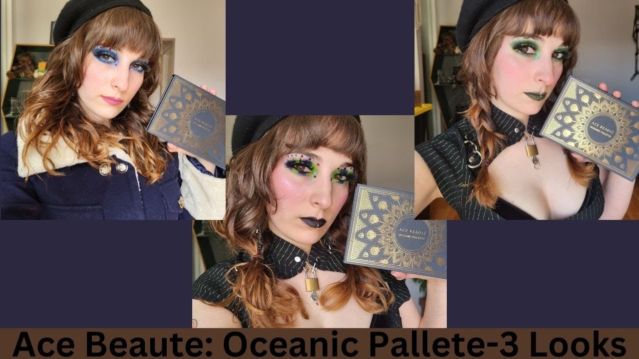 Ace Beaute Oceanic palette | 3 looks 1 Palette | Mini review