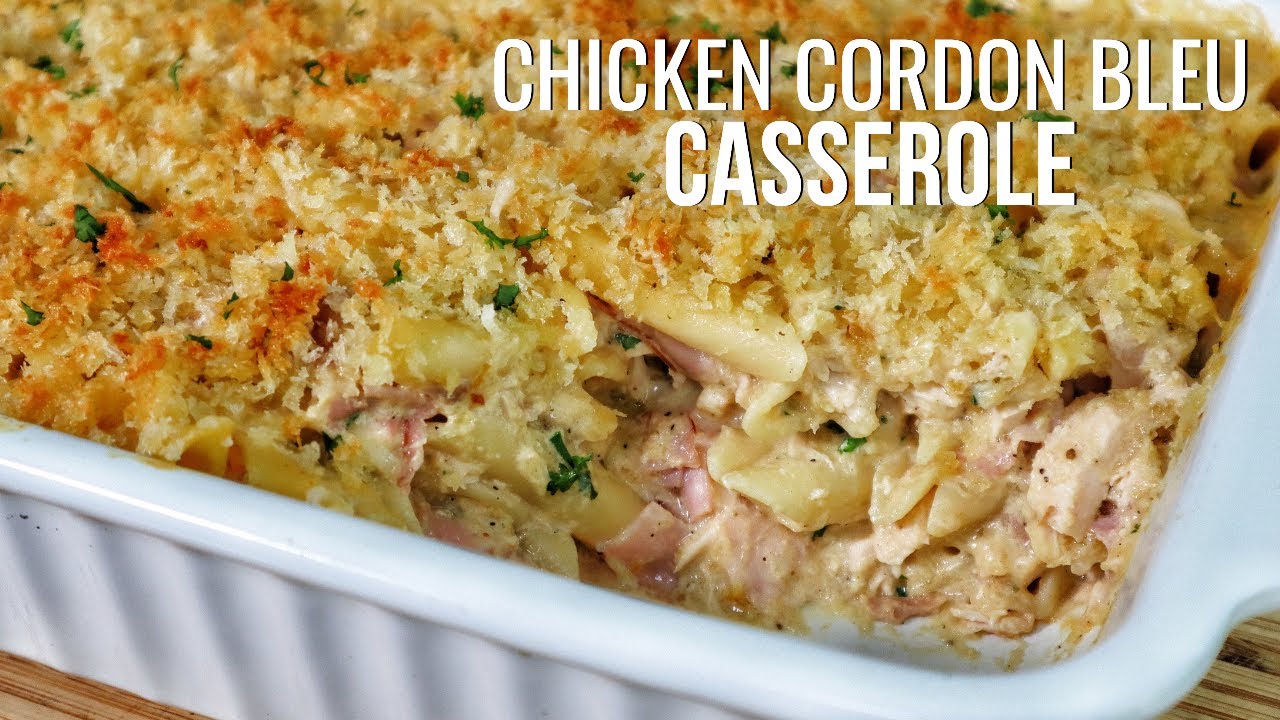 I Tried Chicken Cordon Bleu Casserole for Dinner and LOVED IT