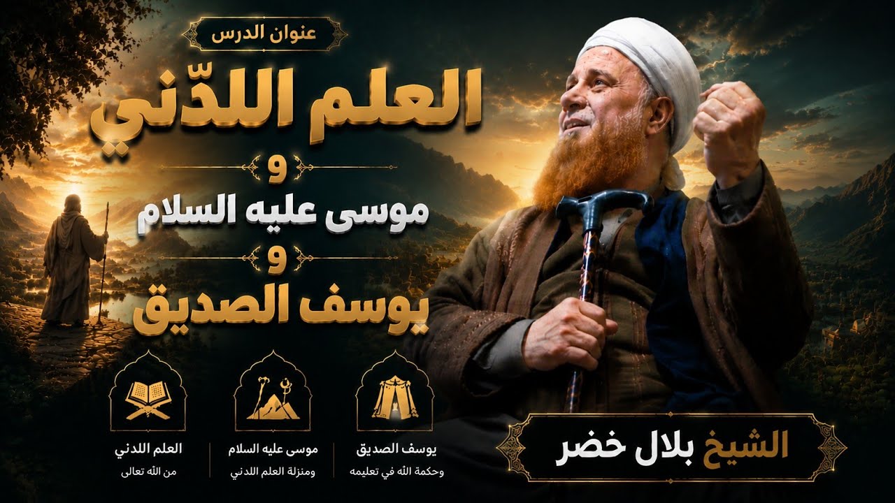 الشيخ بلال خضر احباب الدعوة الاردن العلم اللدّني و موسى عليه السلام و يوسف الصديق