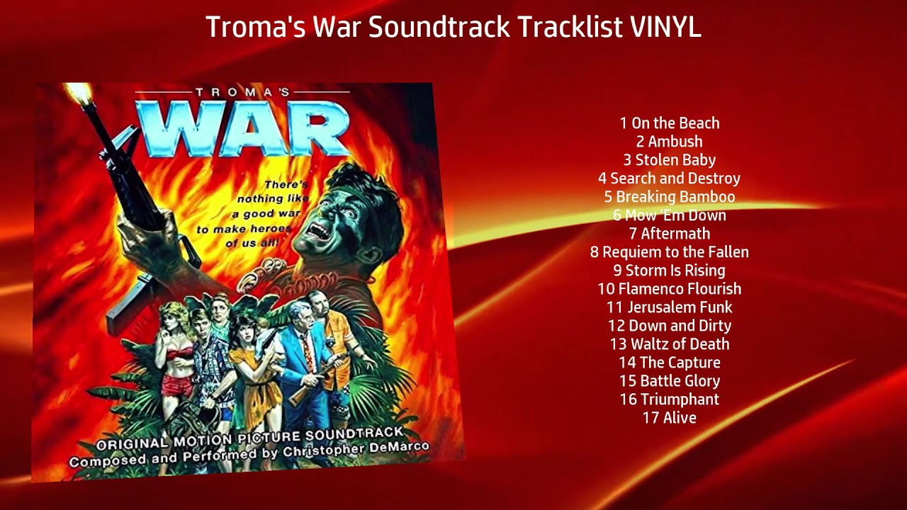 Troma's War Soundtrack Tracklist Vinyl