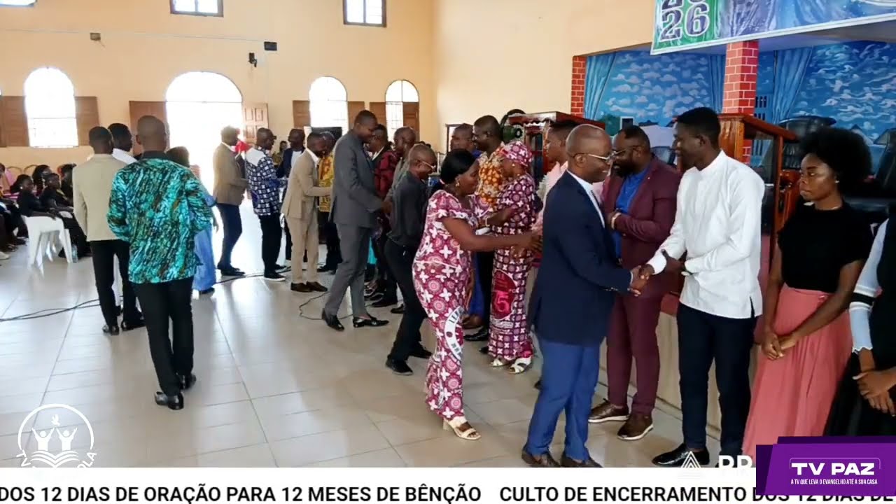 COREC/IEBA LUANDA SUL REALIZA O CULTO DE ENCERRAMENTO DOS 12 DIAS DE ORAÇÃO PARA 12 MESES DE BÊNÇÃOS