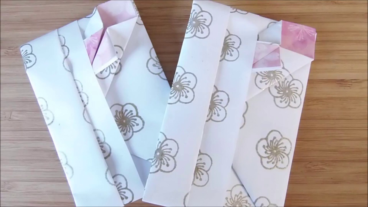 A4コピー用紙でぽち袋の折り方
