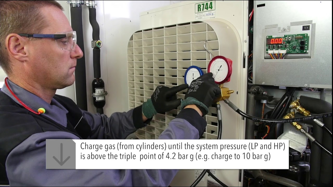 REAL Alternatives 4 Life - Charging a trans-critical CO2 condensing unit