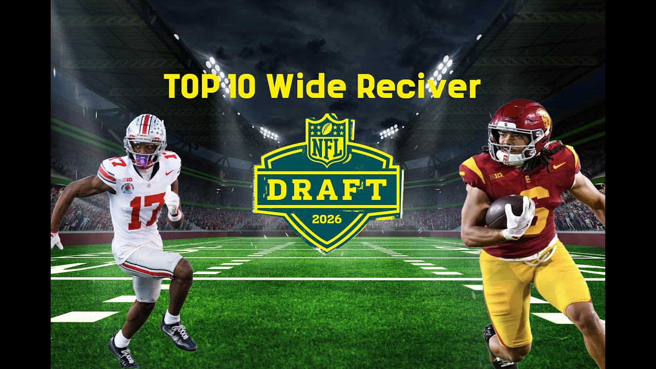 Welcher Reciver geht als erstes vom Board? Meine TOP 10 Wide Reciver für den NFL DRAFT 2026