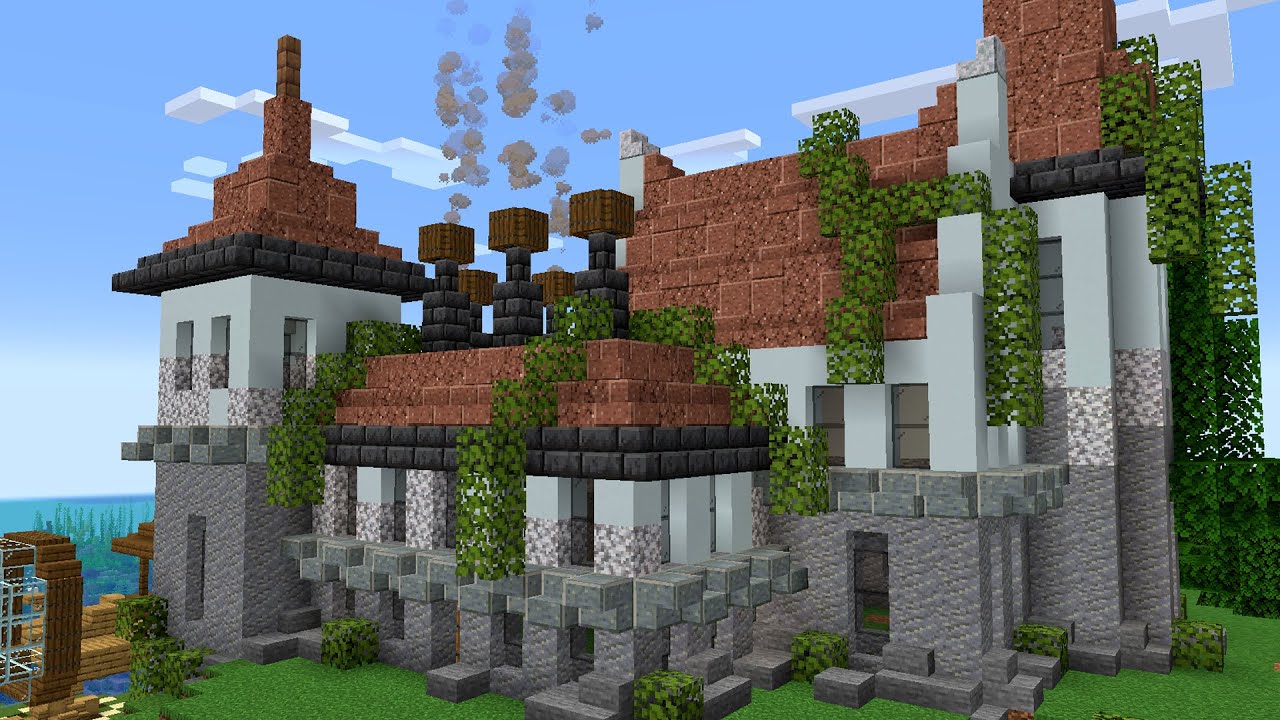 i returned to my 7 year old base to build a mini castle