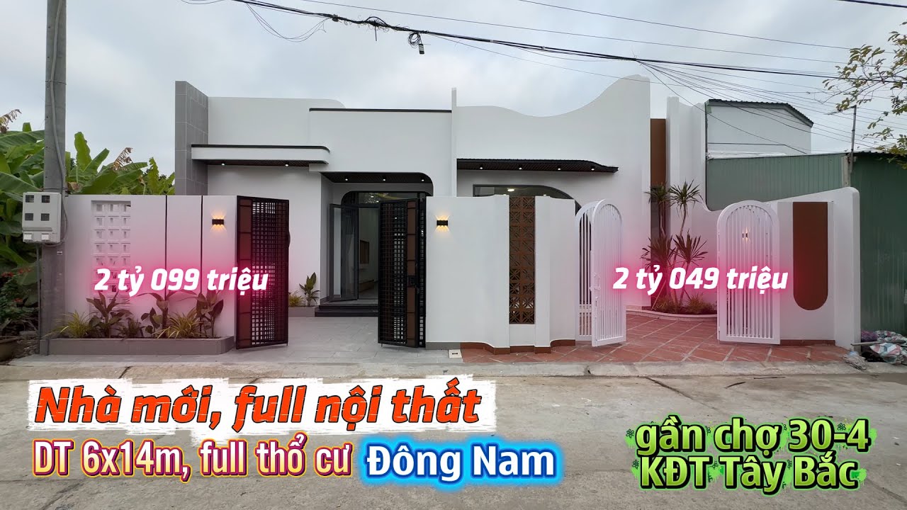 Cặp nhà mới, full nội thất sang trọng, lộ ô tô 5m, gần chợ 30-4, KĐT Tây Bắc