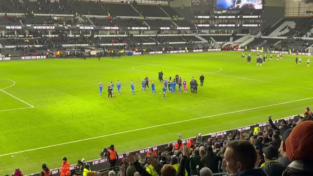 Derby County 1 Leeds United 3 FA Cup 3rd Round ( Final Whistle ) 