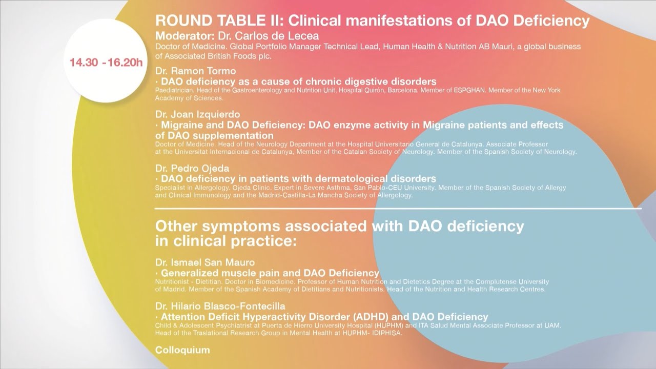 Attention Deficit Hyperactivity Disorder (ADHD) and DAO Deficiency (EN) -Congress´21