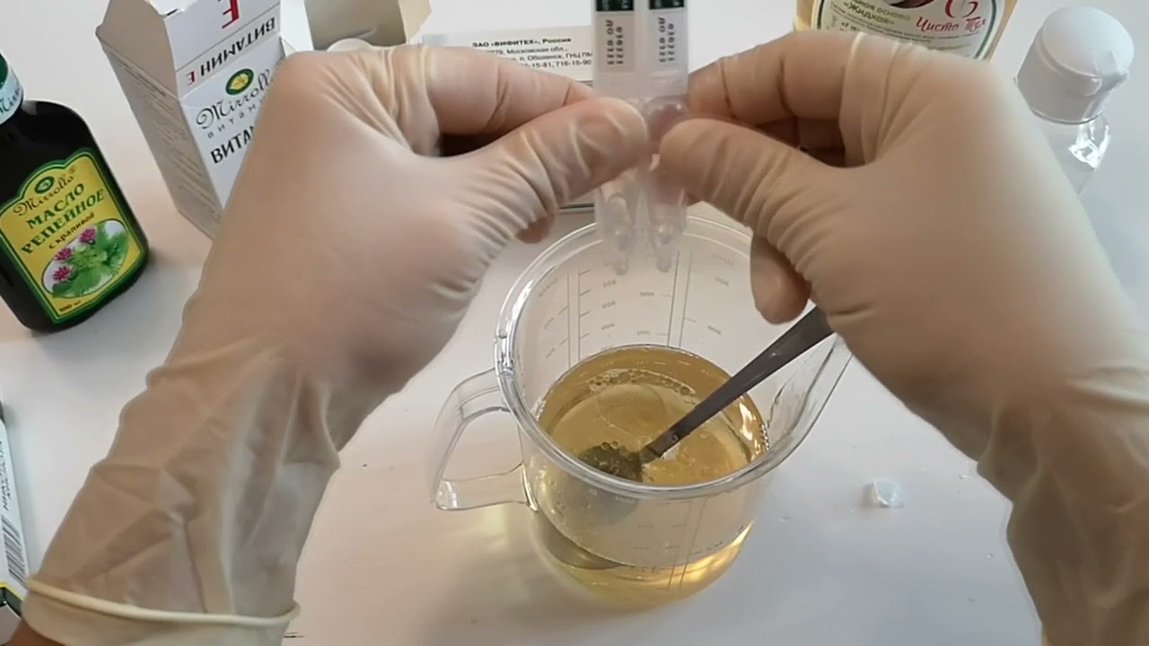 Шампунь из Жидкой Мыльной Основы 