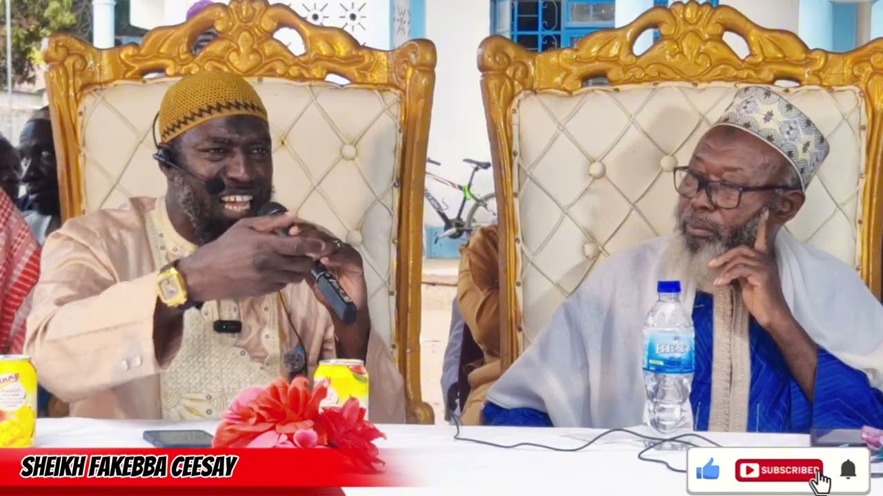 لفضيلة الشيخ فاكيبا سيسي حفظه الله ورعاه ومتعه بالصحة والعافية محاضرة دينية بعنوان كيف نستقبل رمضان 