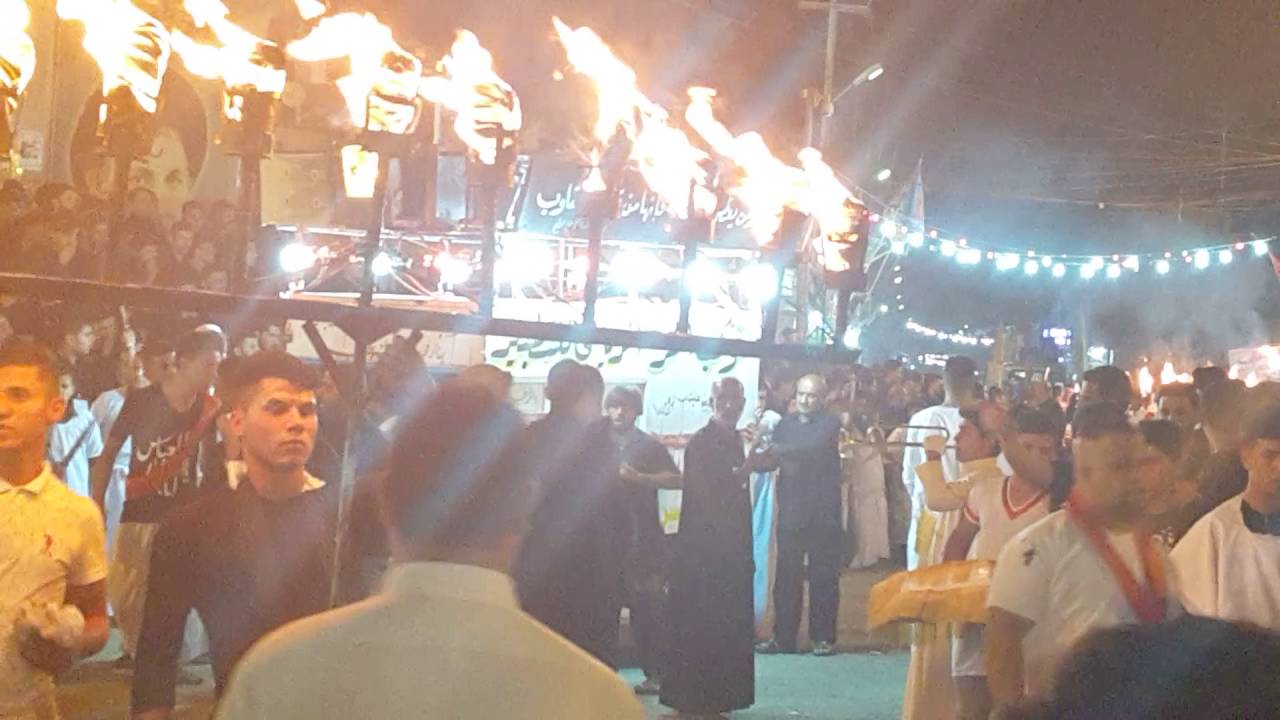 مواكب الرفاعي ليلا ... اليوم السابع من محرم
