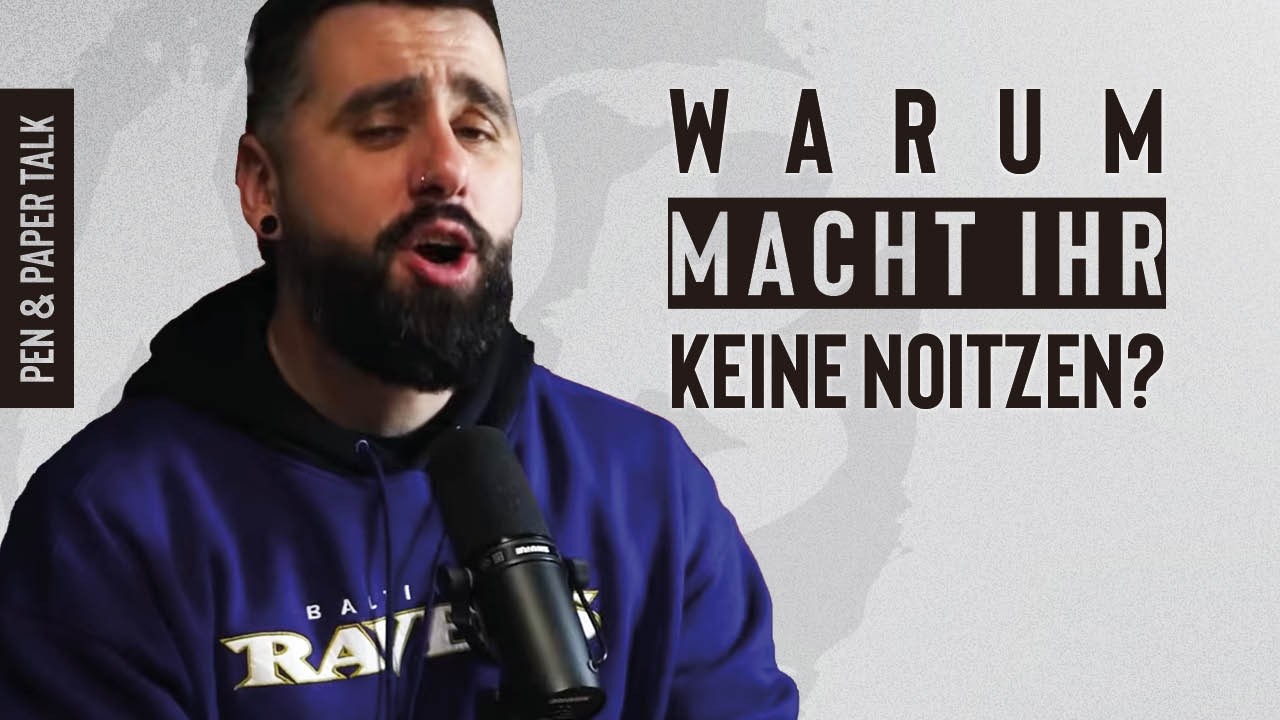 Es wäre so einfach... oder? Notizen schreiben im Hobby! | NLB Pen&Paper Talk