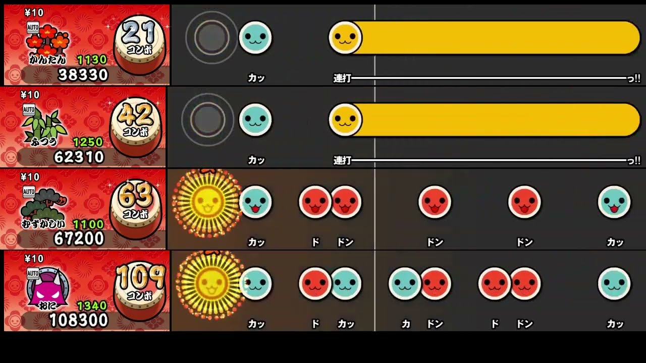 【太鼓の達人 NS2】リトルホワイトウィッチ【全難易度同時再生】
