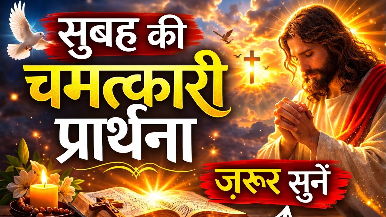 आज का दिन परमेश्वर को सौंप दें 🙏 सुबह की शक्तिशाली प्रार्थना | Morning Prayer in Hindi 2026